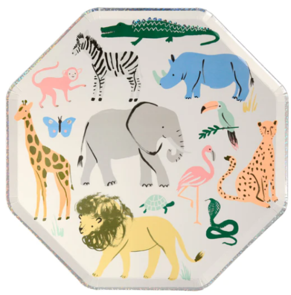 Picture of Jungle Animal Design Plates