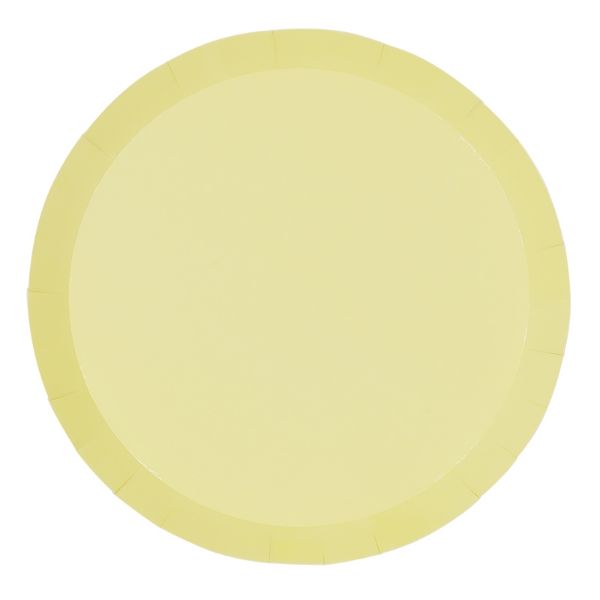 Picture of Pastel Yellow Dinner Plate 10pk