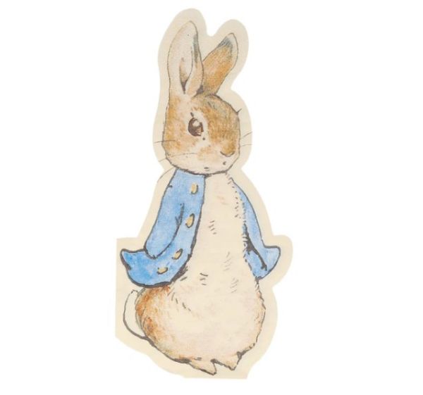 Picture of Peter Rabbit Shaped Napkins 20pk