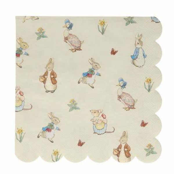 Picture of Peter Rabbit & Friends Lunch Napkins 20pk