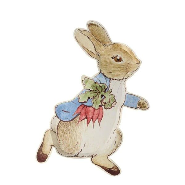Picture of Peter Rabbit Shaped Plates 12pk