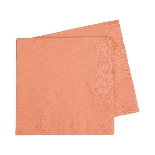 Picture of Peach Lunch Napkin 40pk