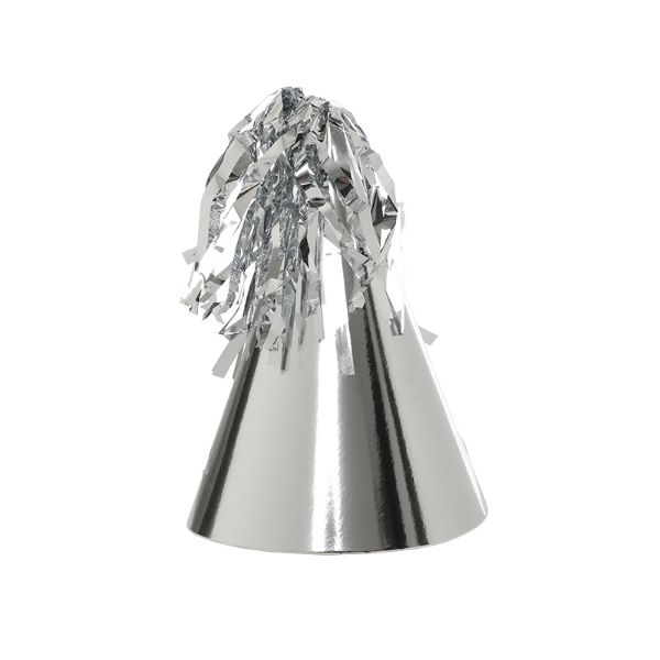 Picture of Metallic Silver Party Hat 10pk