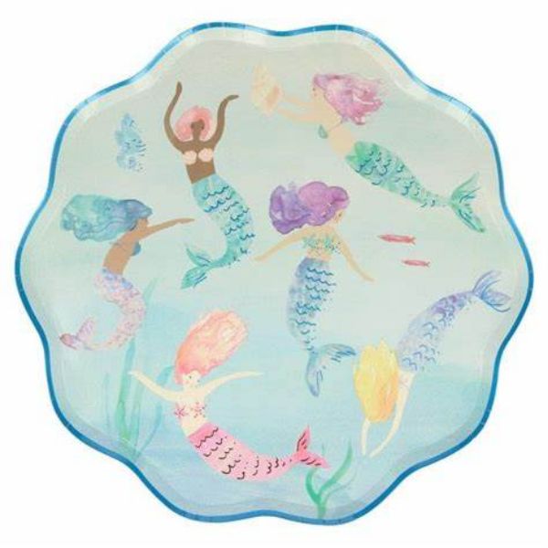 Picture of Mermaid Dinner Plates 8pk