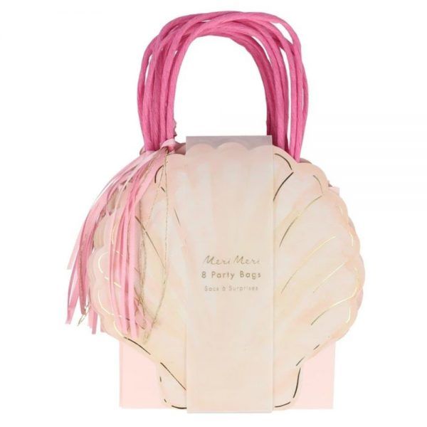 Picture of Pink Shell Party Bags 8pk