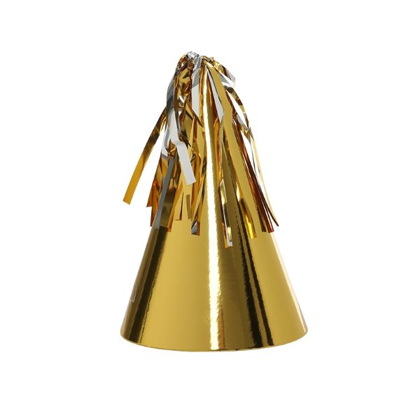 Picture of Metallic Gold Party Hat 10pk