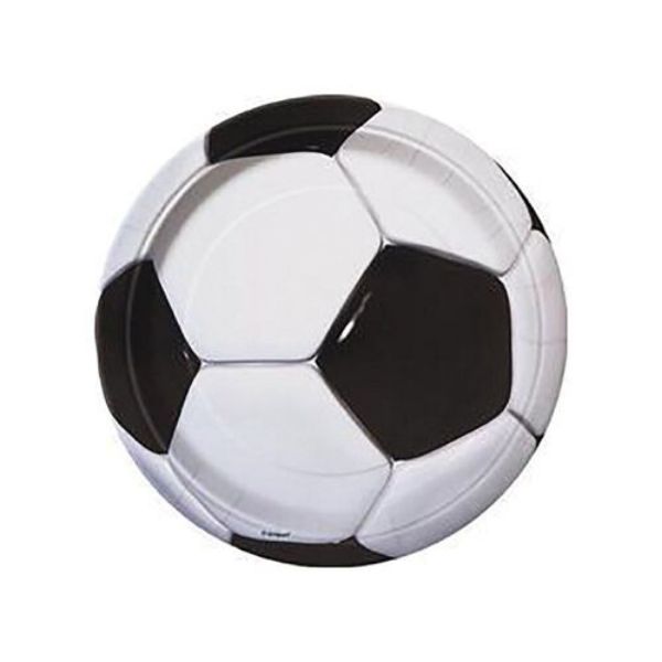 Picture of Soccer Snack Plates 8pk