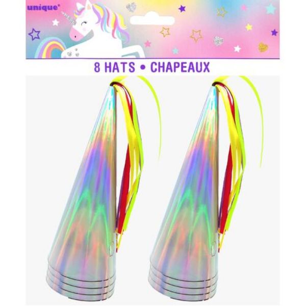 Picture of Unicorn Horn Party Hats 8pk