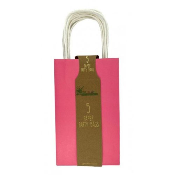 Picture of Fuschia Paper Party Bag 5pk