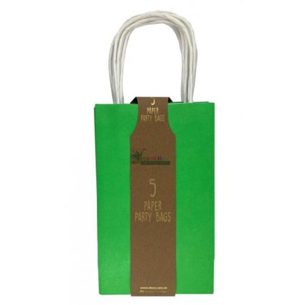 Picture of Lime Paper Party Bag 5pk