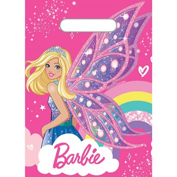 Picture of Barbie Plastic Loot Bag 8pk