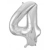 Picture of Silver Number Balloon Foil 86cm