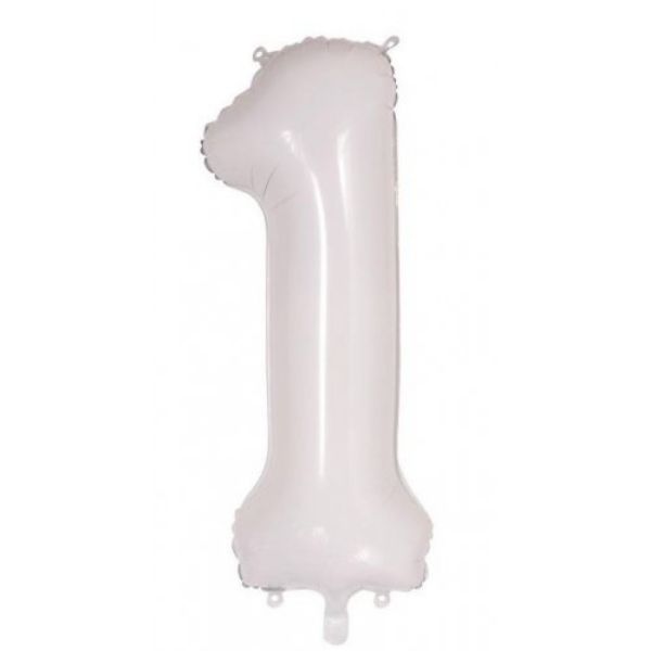 Picture of White Number Balloon Foil 86cm
