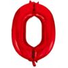 Picture of Red Number Balloon Foil 86cm