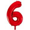 Picture of Red Number Balloon Foil 86cm