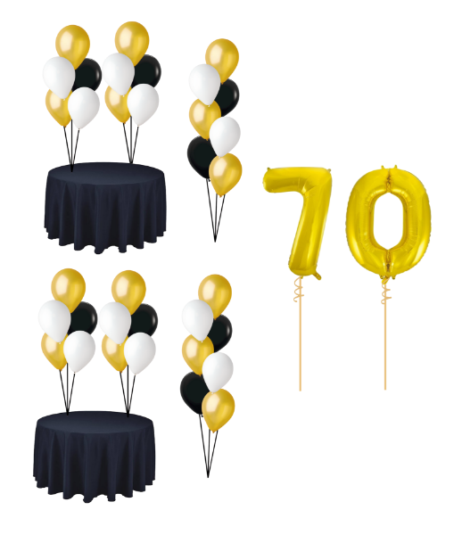 Picture of Double Digit Celebration Balloon Bunch