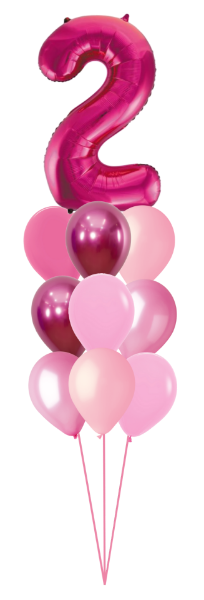Picture of Single Digit Large Balloon Bunch