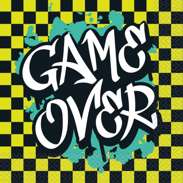 Picture of Game Over Lunch Napkins 16pk
