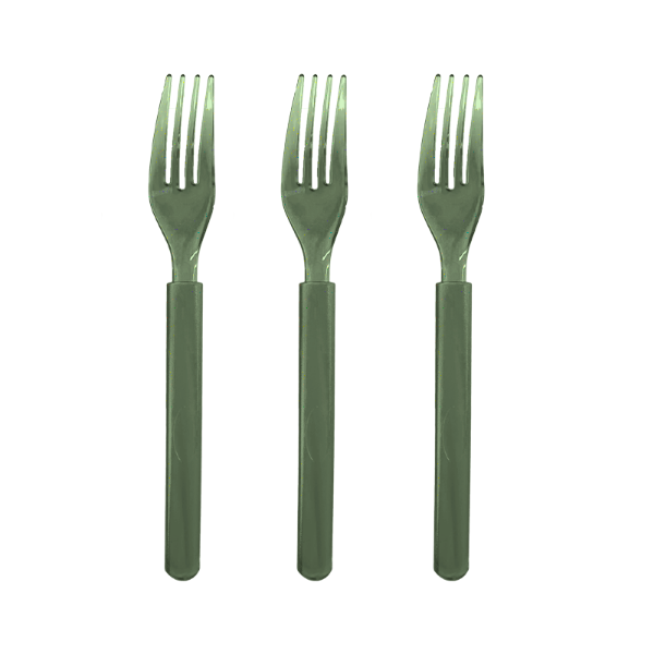Picture of Green Reusable Fork 20pk