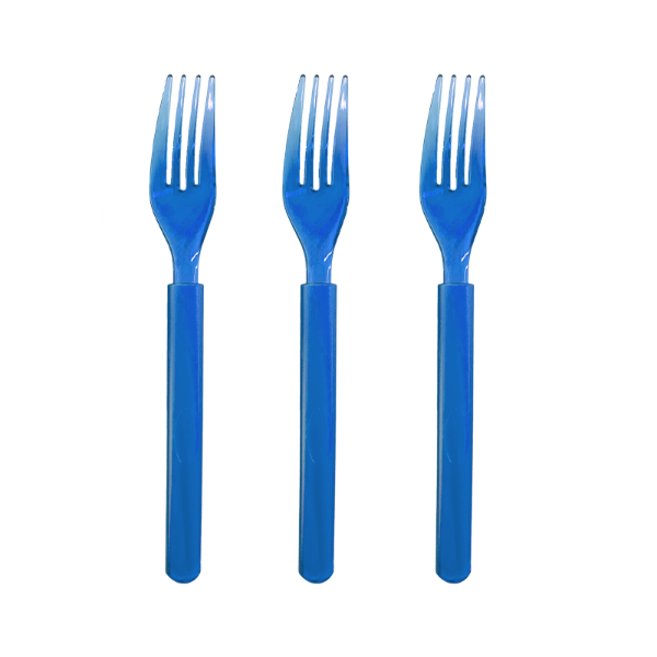 Picture of Blue Reusable Forks 20pk