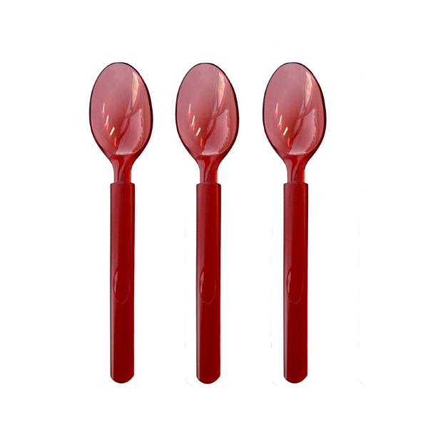 Picture of Red Reusable Spoons 20pk