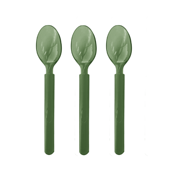 Picture of Green Reusable Spoons 20pk