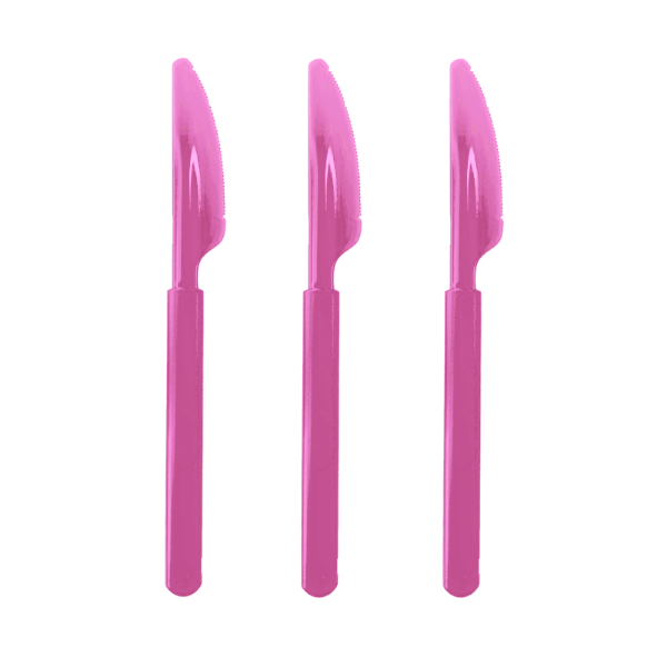 Picture of Pink Reusable Knives 20pk