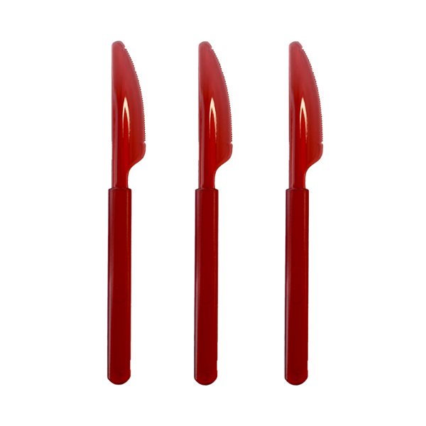 Picture of Red Reusable Knives 20pk