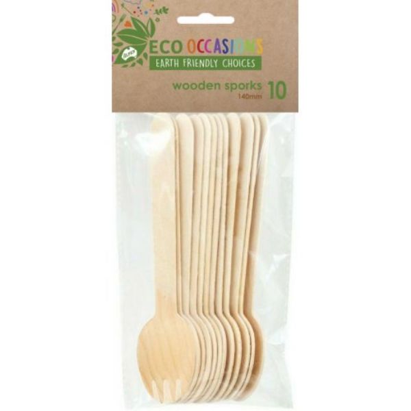 Picture of Wooden Sporks 10pk