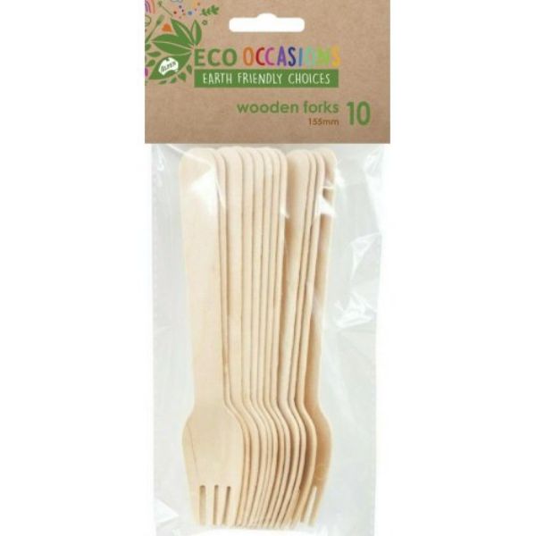 Picture of Wooden Forks 10pk