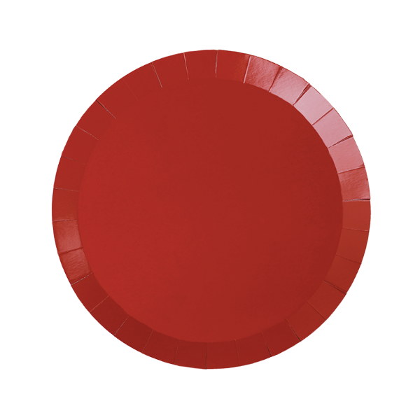 Picture of Cherry Red Snack Plates 20pk