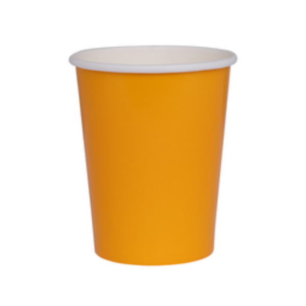 Picture of Tangerine Orange Paper Cups 20pk