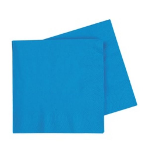Picture of Sky Blue Lunch Napkins 40pk