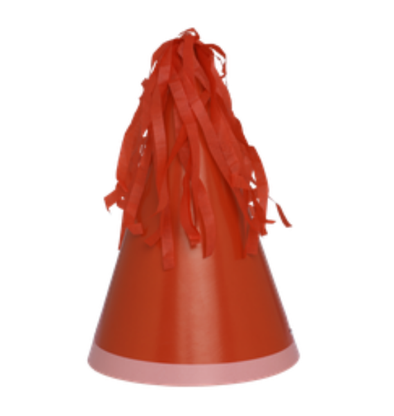 Picture of Cherry Red Party Hats 10pk
