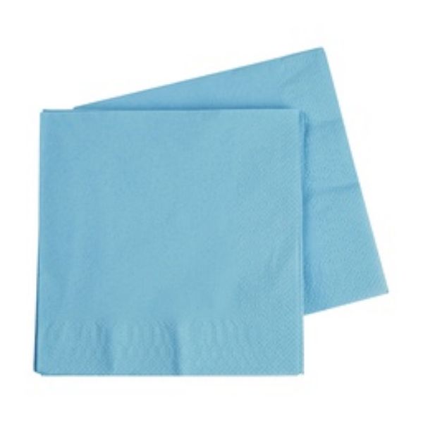 Picture of Pastel Blue Lunch Napkins 40pk
