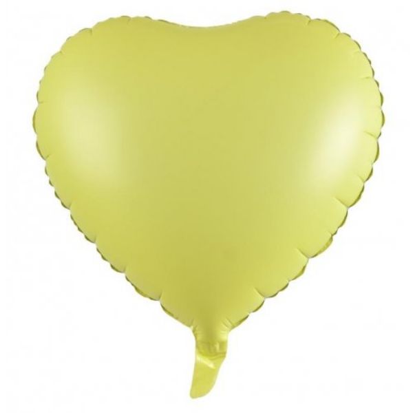 Picture of Pastel Yellow Heart Foil